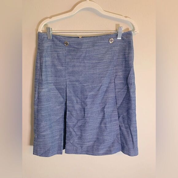 Tommy Hilfiger blue tweed like skirt size 6 - Picture 1 of 10